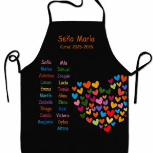 Delantal Corazones
